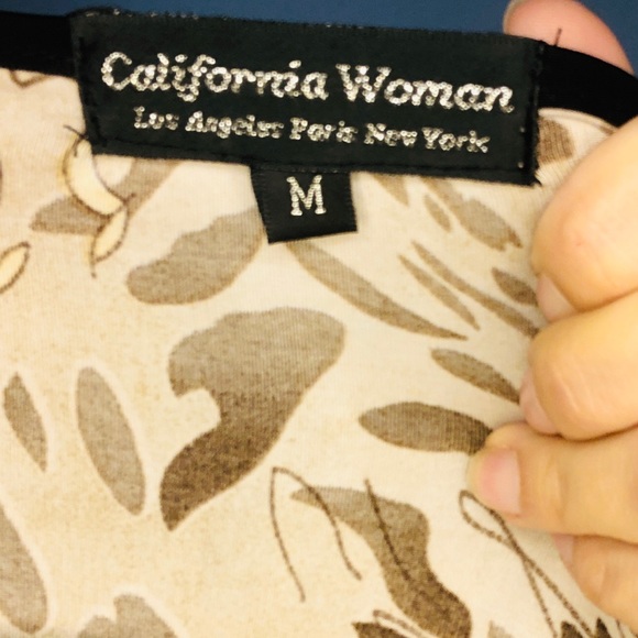 California Woman animal print, maxi dress M, strap - Picture 7 of 8